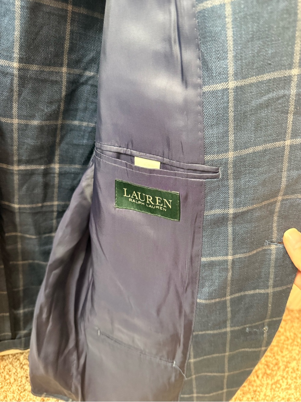 Ralph Lauren Windowpane Sport Coat - Picture 4 of 5